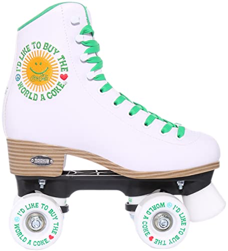 Rookie Rollerskates Roller Skates, Youth Unisex, White (White), 38