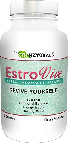 Estrovive, Helps Reduce Hot Flashes & Night Sweats, Contains 8 Natural Ingredients Including Black Cohosh, Helps Relieve Menopause Symptoms, Helps Balance Weight Management, Helps Boost Energy Levels