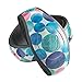 Design Skinz Mixed Aqua Blue and Pink Watercolor Dots Premium Vinyl Decal Wrap Cover for The Disney MagicBand+ (Fits MagicBand+ for Disney Parks)