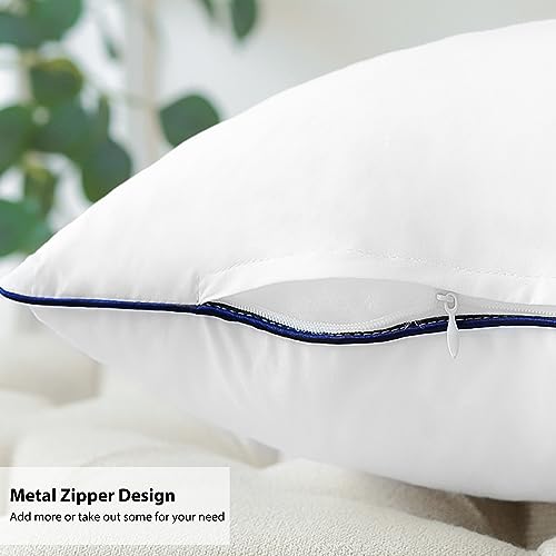 Otostar 16''X16'' Pillow Inserts Set Of 4 Decorative 16 Inch Pillow Inserts-Square Interior Sofa Throw Pillow Inserts With 100% Cotton Cover thumb #2
