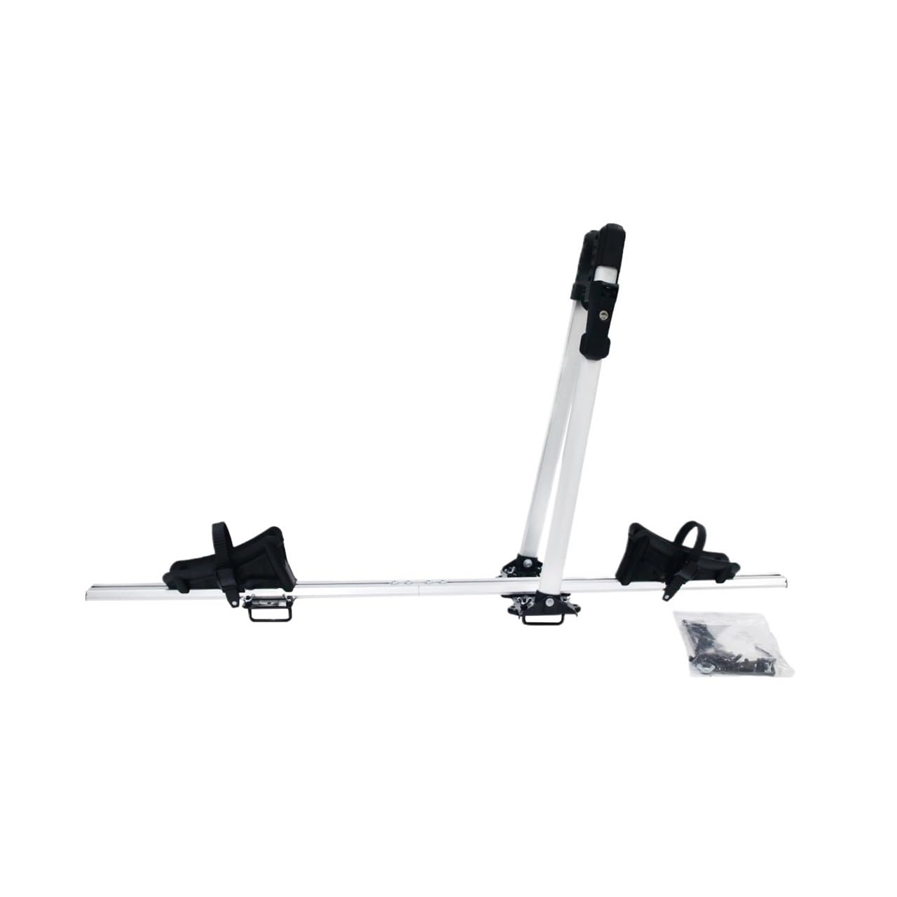 Portabici Universale Pieghevole for Auto, portabici da Tetto in Lega di Alluminio, Facile da installare e Compatto, Adatto alla Maggior Parte di berline, SUV e Hatchback
