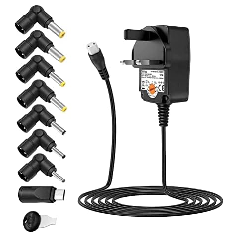 Outtag AC Power Supply Adapter Wall Main Charger 3V 4.5V 5V 6V 7.5V 9V 12V 1A for Bluetooth BT Speakers Routers CCTV Cameras LCD TV Box USB HUB IP Camera Led Lamps Smart Phones Switching Power Supply Cover