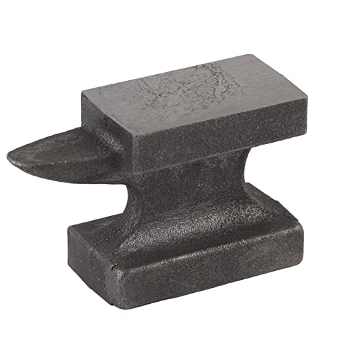 Cast Iron Anvil Horn, 1lb Bench Anvil with High Hardness, Forging Tool for Metal Work, Crafts and Blacksmithing.