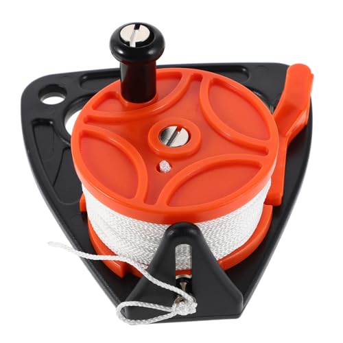 VICASKY Heavy Duty Dive Reel with Stop Switch 46m Scuba Diving Line Underwater Exploration Reel for Cave Diving Kayak Yacht Supplies
