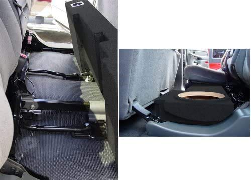 Asc Gm2X10-Av-Ecl-Us Compatible With Chevy Avalanche Or Cadillac Escalade Ext 2007-2013 Dual 10" Subwoofer Underseat Sub Box Speaker Enclosure #TOP3
