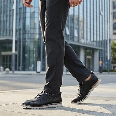 Allthemen Mens Dress Sneakers Business Casual Oxford Shoes for Men Office Walking