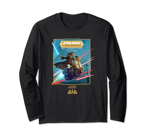 Star Wars The High Republic t-shirt à manches longues en coton respirant durable