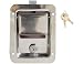 Buyers Products L3885 Standard Flush Latch (Latch,Flush Std.Lk Ss W/Ll71 Cyl&Key)