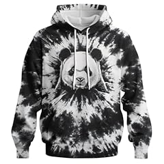 Panda Hoodies Black