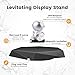 Levitating Display Stand,Magnetic Floating Display with Stand for Toys,Figures,Miniatures,360 Degree Miniature Automatic Rotating Stand,Levitating Decor for Home & Office,Birthday Gift,Christmas Gift,Futuristic Gadgets,Black
