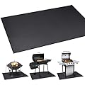 Large Under Grill Mat 60 ×40 Inch for Outdoor Charcoal, Smokers, Gas Grills, Deck and Patio Protective Mats, Fireproof Grill Pads, Indoor Fireplace Mat Prevents Ember Damage Wood Floor