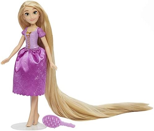Disney Princess Long Locks Rapunzel, Fashion Doll with Blonde Hair 45-cm Long, Princess Toy for Girls 3 Years and Up