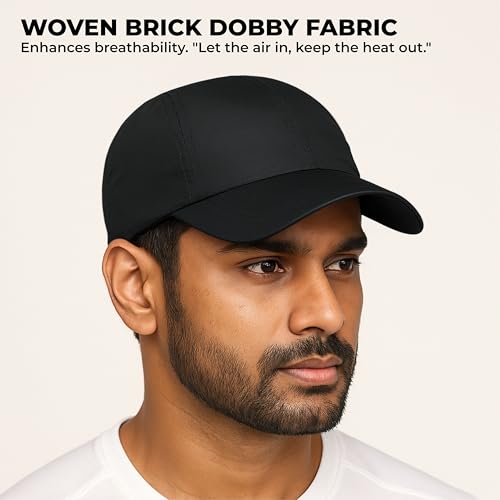 Image of Nivia Destroyer Cap for Men, Lightweight, Breathable, Adjustable Fit for All-Day Comfort - Ideal for Running, Training, and Outdoor Activities