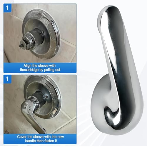 SULIUDAJI Universal Einhebelgriff Wasserhahn mit Schraube Heiß Kalt Wasserhahn Griffhebel für Küche Badezimmer Wasserhahn Ersatz Zubeh