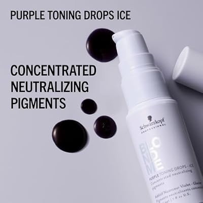 BLONDME Blonde Wonders Leave-In Toning Drops for Blonde Hair, Ice, 1.0 Fl Oz | Eliminate Brassy Yellow Tones | Color Depositing Treatment | For Cool Blonde or Gray Hair