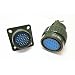 Y2M-37TK 37 Pins Circular Connector Army Green Aviation Plug Socket YP28 Y28M