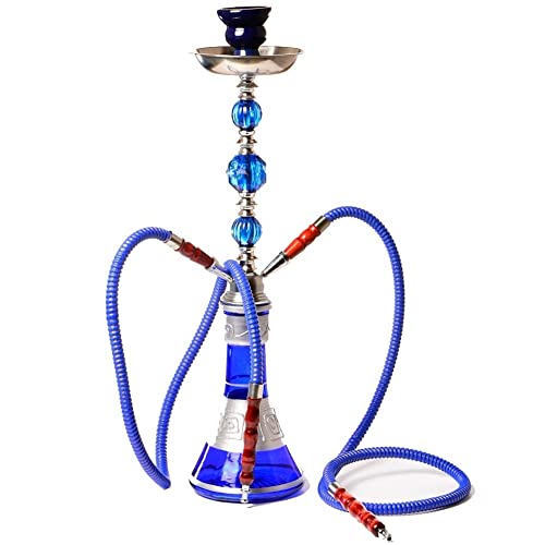 YYMMHH Doppelpfeifen-Shisha-Set, arabisches Glas-Shisha-Shisha, arabische Wasserpfeife, für Brakah Shisha Stickhah… – Bild 7