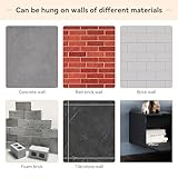 ZANOFIRA Floating TV Stand Cabinet with Pull-Down Door, High Gloss Black TV Stand with Large Storage Shelves, Modern Wall-Mounted Unit for Living Room & Bedroom 1600x400x300mm - Image 2