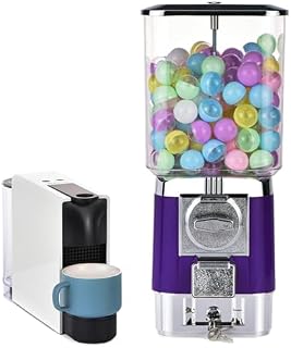 Máquina expendedora comercial para chicles y dulces, ideal para tiendas minoristas y parques de atracciones