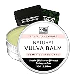 Natural Vulva Moisturiser for Vaginal Dryness - Menopause Support, Oestrogen-Free Vulva Balm, Relieves Irritation, Itching, Chafing, Odour, and Discomfort (30ml) by Sera Organics
