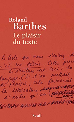 Le Plaisir du texte [French] 2020019647 Book Cover