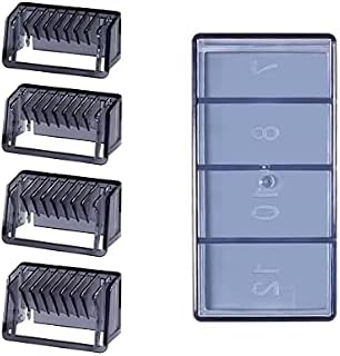 4Pcs Guide Combs Guards 7mm/8mm/10mm/12mm Fits for One Blade & One Blade Pro QP2510, QP2520, QP2521, QP2530, QP2531, QP2620, QP2630, QP6510, QP6520, QP6530, QP6650 with Storage Case for Replacement