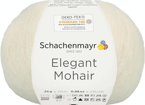 Mohair-Wolle Schachenmayr Elegant Mohair, 25g – Flauschgarn für Handstrick
