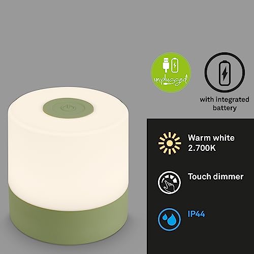 Lampe de bureau tactile Briloner à intensité variable avec batterie - 2