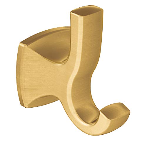 Moen YB5103BG Voss Double Robe Hook, Brushed Gold