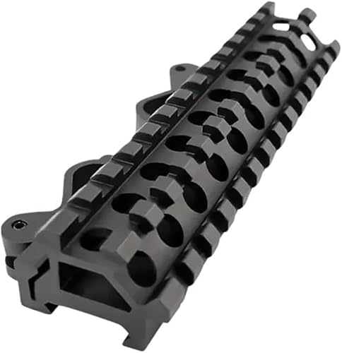 360 Tactical Soporte elevador Picatinny de 90 y 45 grados de alta resistencia con liberación rápida, para visores de puntos rojos y óptica, uso QD