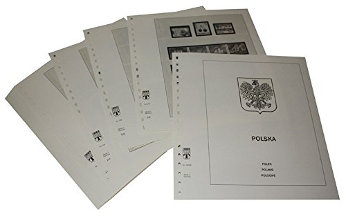 Feuilles pré-imprimées Pologne LINDNER 1996-2001 classeur timbre original