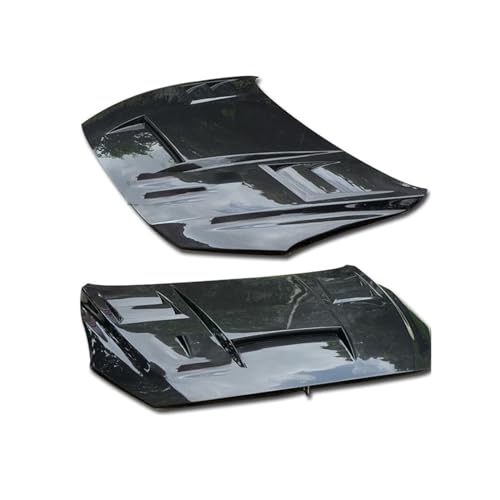 マツダ 3 アクセラ ABS/カーボンファイバー車のフロントバンパーエンジンフードカバーと互換性マツダ 3 アクセラセダン 2014 2015 2016 2017(Carbon Fiber Pattern)