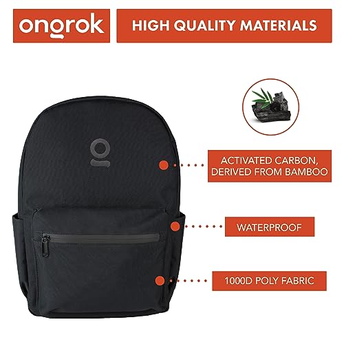 ONGROK Backpack with Combo Lock, Integrated Carbon Filtration4