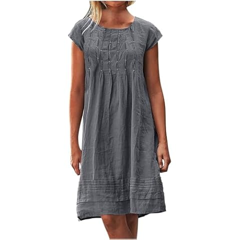 Zeiayuas Summer Midi Dress for Women Cover