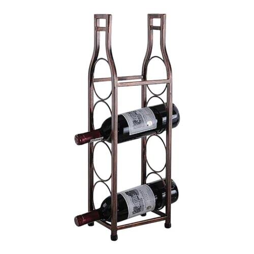 Countertop Tabletop Wine Rack, Wine Bottle Storage Holder for Home Kitchen & Bar-image-17