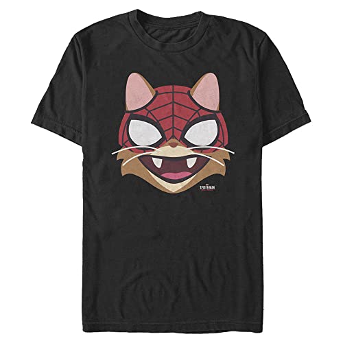 T-shirt Spider-Man Miles Morales noir grande taille 4XL pour homme