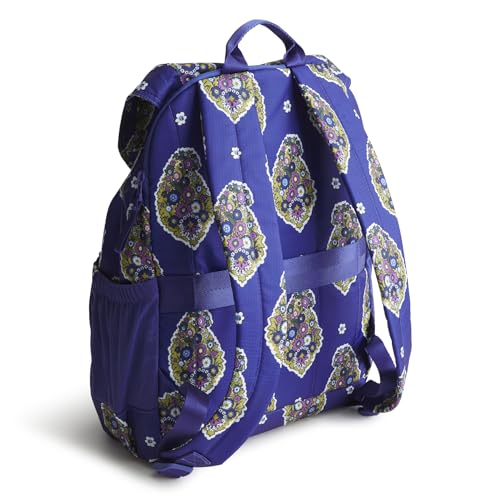 Image of Vera Bradley Women's Ripstop Berkhill Backpack, Kew Gardens Blue, One Size
