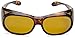 Eagle Eyes Polarized Fiton Large Fitover-style Sunglasses - UVA, UVB and Blue Light Blocking Protection (Tortoise)