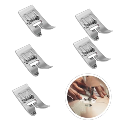 Set de 5 piezas pies para máquina de coser metálicos miniatura 7
