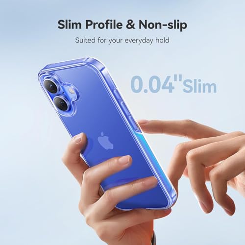 Image of REALCASE Stylish Silicone Back Cover Case for iPhone 16 Plus | Scratch Resistant Protective Crystal Clear Transparent Shock Proof Bumper Back Cover Case for iPhone 16 Plus