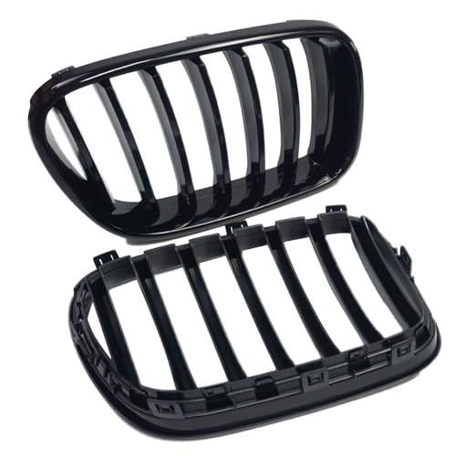 Parrilla delantera de riñón negra para BMW X3 F25 (2010-2013), rejilla de radiador de 1 listón 3