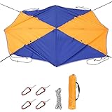 Se puede sujetar con un botón en el bote pequeño y usarse como la Sunshade of the Boat Inflable Boat..Adecuado para pequeños botes de 4 personas o del mismo tamaño.