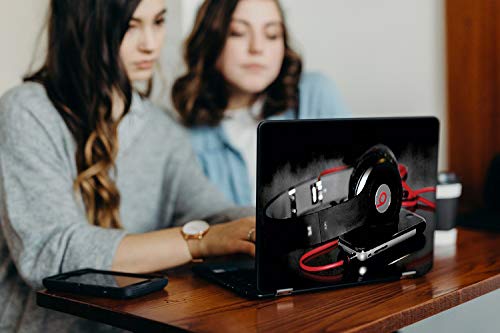 Image of GalaxsiaTM Headphone Songs Vinyl Laptop Skin /Sticker /Cover /Decal Compatible for Any 15.6 Inches Laptop (Hp /Dell /Sony /Acer /Lenovo /Asus. Etc) Or Notebook.