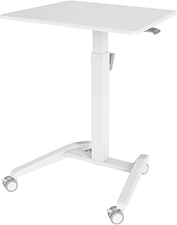 colortree Desk Tansu no Gen, Standing Desk, Desk Yamazen, Front of Elevating Desk, 27.6 x 20.5 inches 70 x 52 cm, Height 29.9 - 43.7 inches 76 - 111 cm, Gas Pressure, Manual Standing, Foldable,