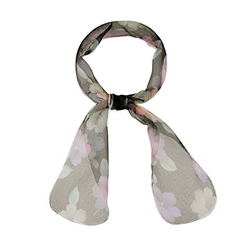 Écharpe foulard floral contre les cheveux rebelles et les tenues ternes