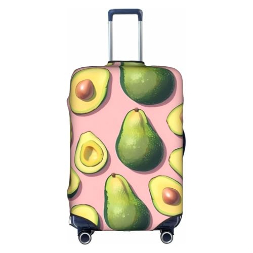 Many Avocado Images Tsa Approved Luggage Cover For 18-32 Inch Suitcases Scratch-Resistant Stretch Luggage Cover