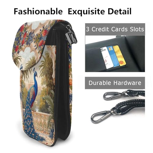 Starfish Beach Seashells Small Crossbody Bags for Women Travel Cell Phone Pouch PU Leather Shoulder Cross Body Bag2