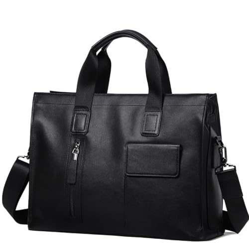 Sac à main ordinateur en cuir de vachette idéal pour le bureau et les trajets
