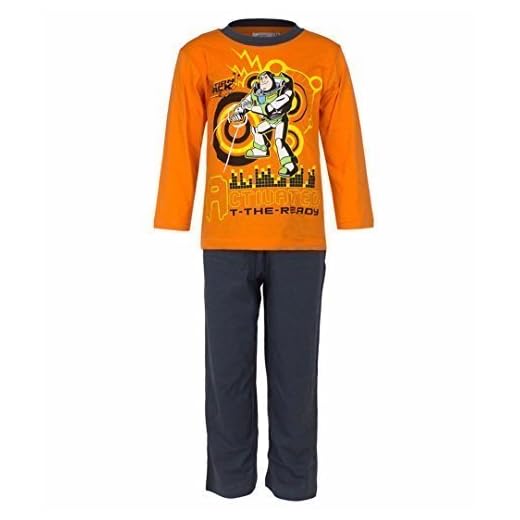 Disney Barn Toy Story barn långärmad pyjamasset orange 'Buzz 92 cm, 2 år