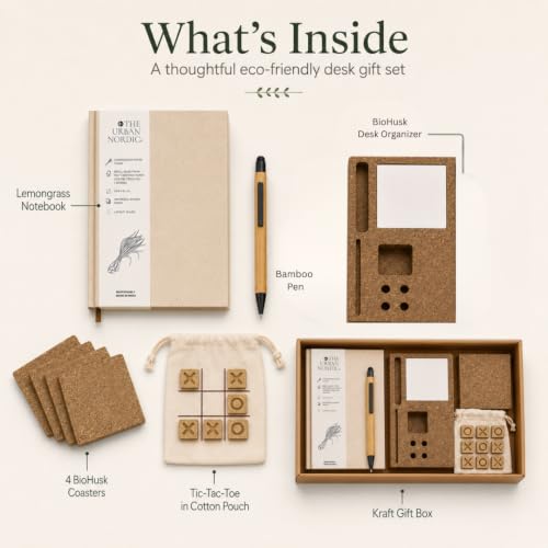 Image of Eco Corporate Gift Set Notebook Organizer Game